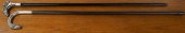 TWO STERLING SILVER HANDLE WOO