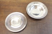 TWO STERLING SILVER HOLLOWWARE