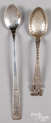 TWO STERLING SILVER INDIAN DES