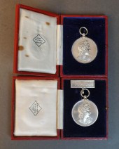 TWO STERLING SILVER JOHN PINCH