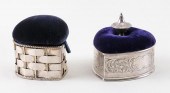 TWO STERLING SILVER KEEPSAKE B