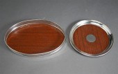 TWO STERLING SILVER MOUNTED AN