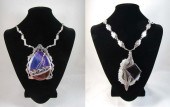 TWO STERLING SILVER NATIVE AME