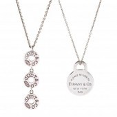 TWO STERLING SILVER NECKLACES,