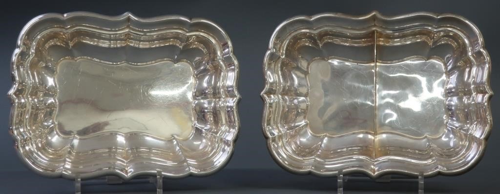 Two sterling silver open