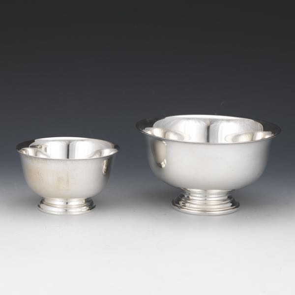 TWO STERLING SILVER PAUL REVERE