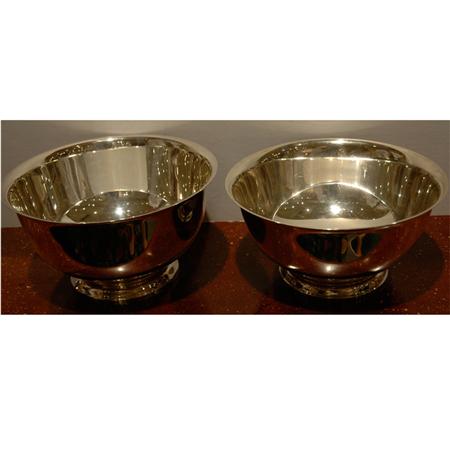Two Sterling Silver Revere Style