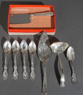 TWO STERLING SILVER SERVING AR