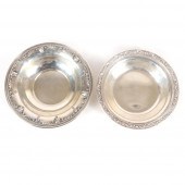 TWO STERLING SILVER SERVING BO