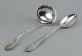 TWO STERLING SILVER SERVING PI