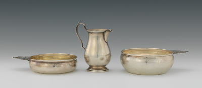 Two Sterling Silver Tastevin Cups &