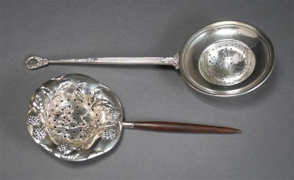 TWO STERLING SILVER TEA
