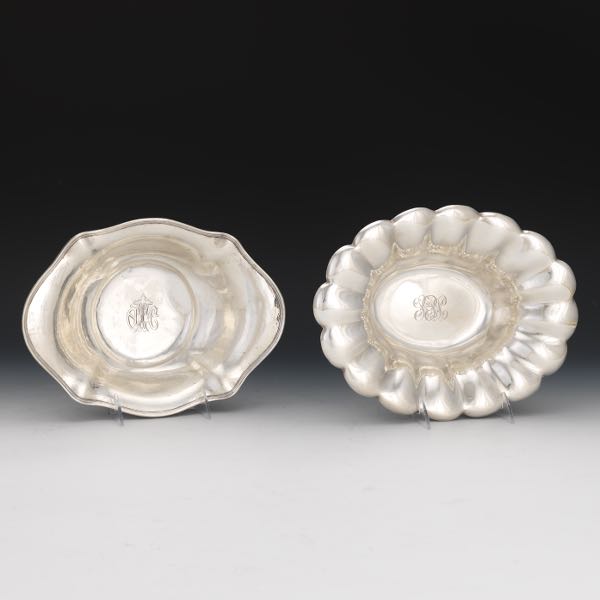 TWO STERLING SILVER VEGETABLE