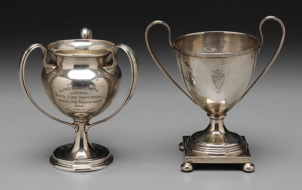 Two Sterling Trophies 20th century: