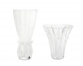 TWO STEUBEN AND BACCARAT CRYST