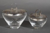 TWO STEUBEN CRYSTAL BOWLS WITH