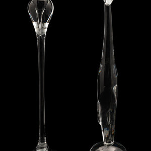 Two Steuben Glass Animal Figures