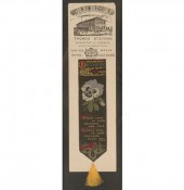 Two Stevengraph woven silk adv