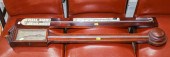 TWO STICK BAROMETERS One marke