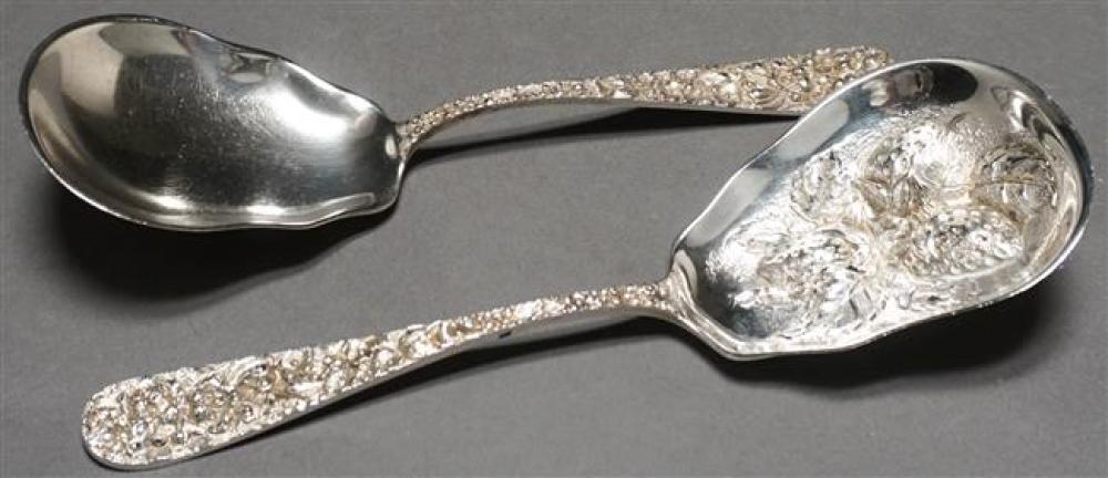 TWO STIEFF REPOUSSE STERLING SILVER