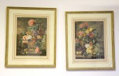 TWO STILL LIFE PRINTS.  Color