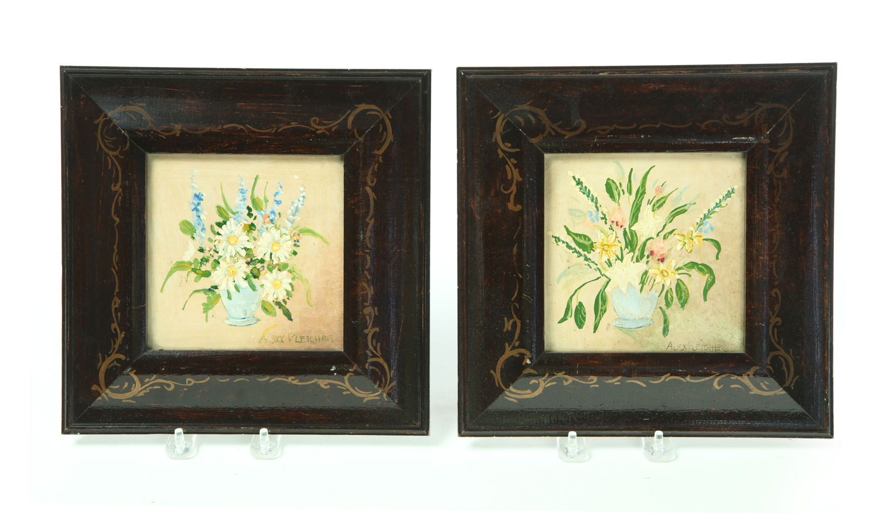 TWO STILL LIFES BY ALEX FLETCHER