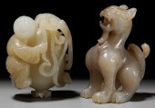 Two Stone Carvings Chinese, 19