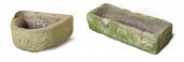 TWO STONE TROUGHS.  American