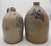 TWO STONEWARE JUGS TO INCLUDE