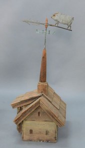 TWO-STORY BIRDHOUSE WITH TALL