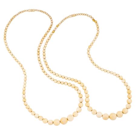 Two Strands of Graduated Ivory
