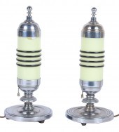 TWO STREAMLINE ART DECO / MACH