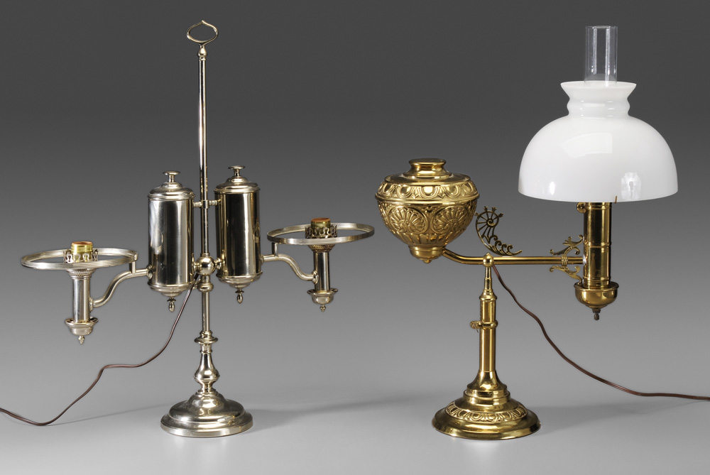 Two Student Lamps American, late