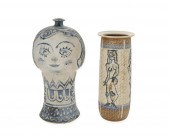 TWO STUDIO POTTERY VASESTwo st