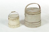 TWO SUGAR BUCKETS.  American