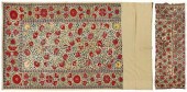 Two Suzani silk embroidery fra
