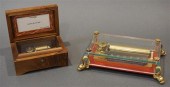TWO SWISS MUSIC BOXESTwo Swiss