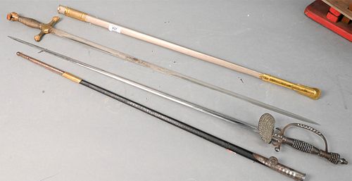 TWO SWORDS AND SCABBARDSTwo