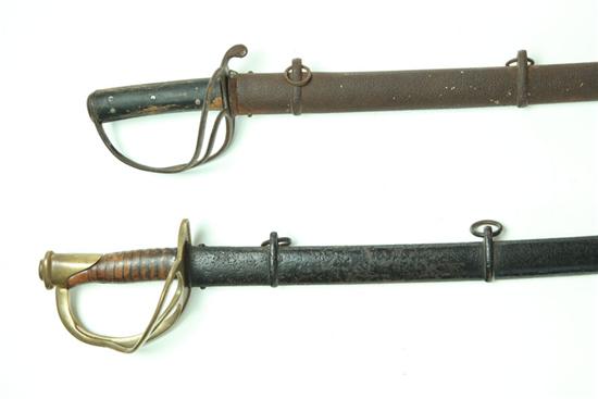 TWO SWORDS.  Mid 19th century.