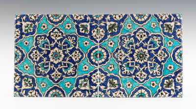 Two Syrian Porcelain Tiles Of