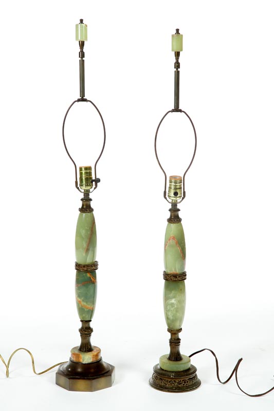 TWO TABLE LAMPS.  American  20th