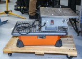 TWO TABLETOP TILE SAWS & FURNI