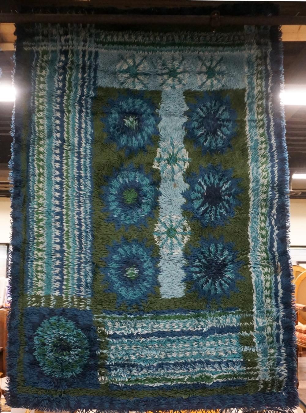 TWO TAEPPER CONTEMPORARY BLUE/GREEN