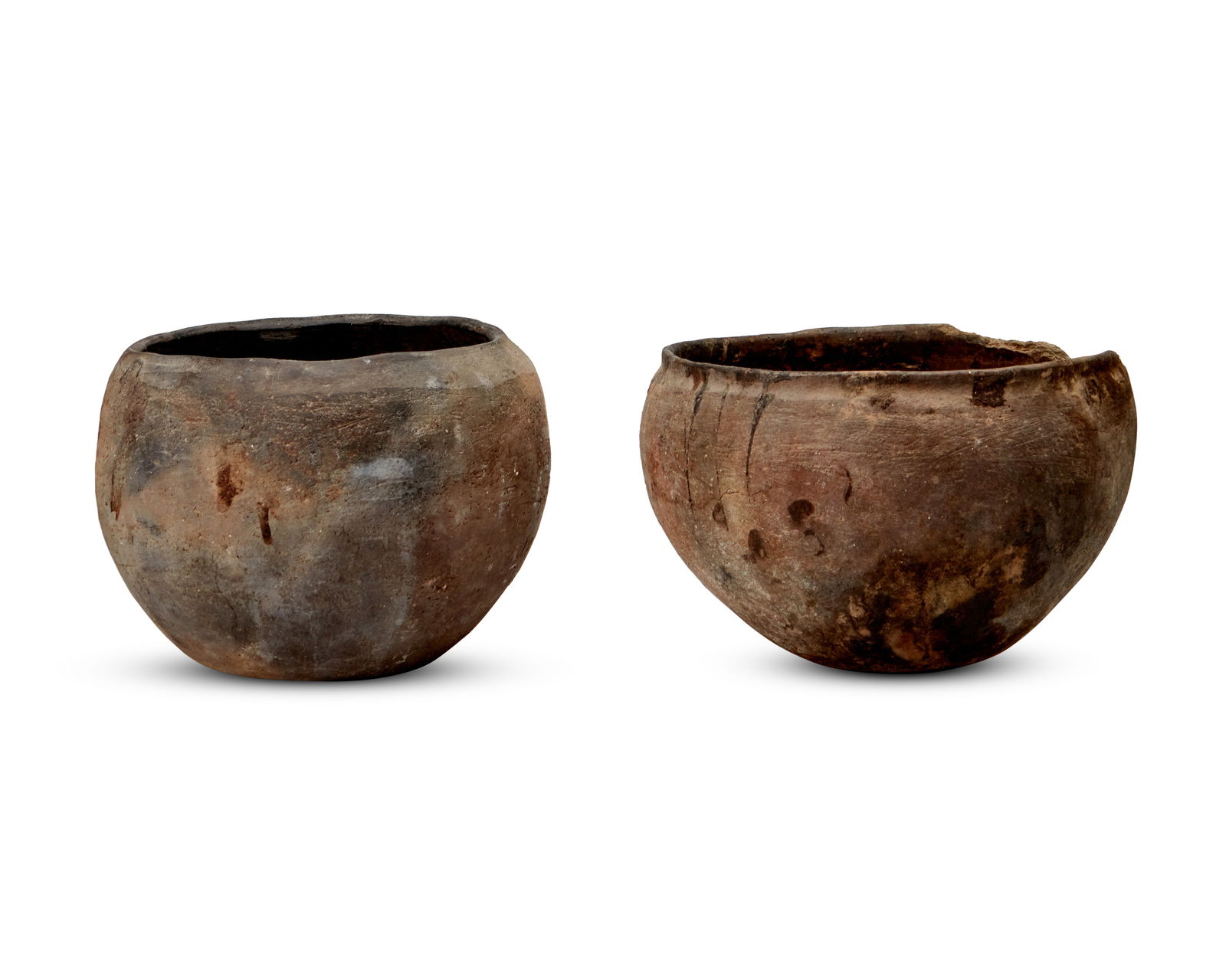 TWO TAOS PUEBLO POTTERY COOKING