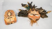 TWO TEKE CONGO MASKSTwo Teke M