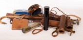 Two telescopes in leather case