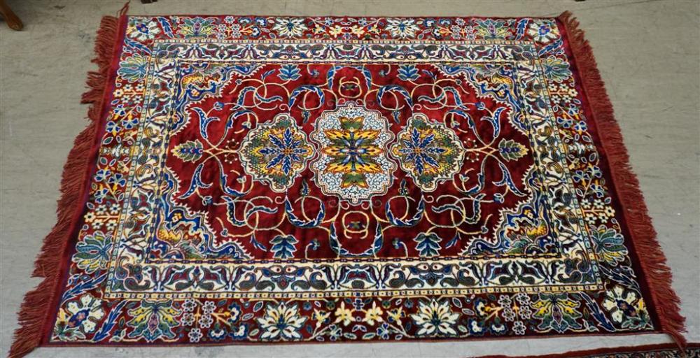 TWO TEXTILES AND A MACHINE MADE