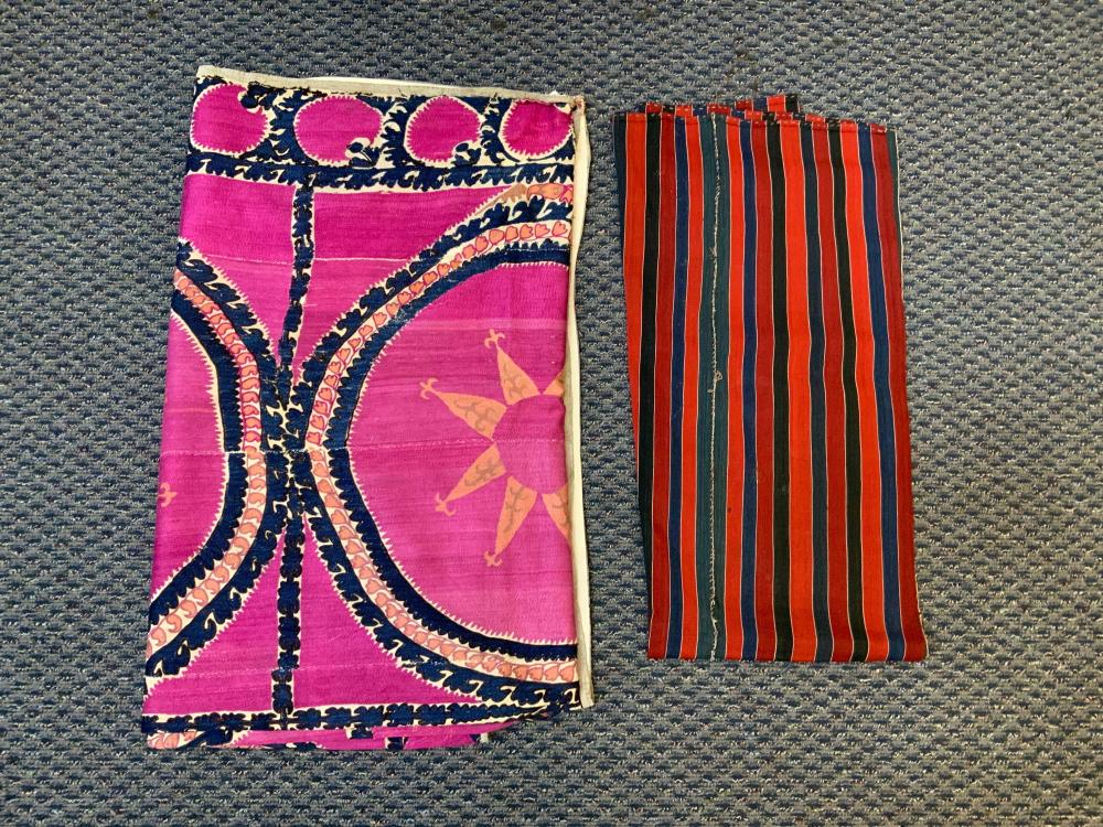 TWO TEXTILES: INDIGO AND