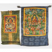 Two Thangkas of Bhaisajyaguru