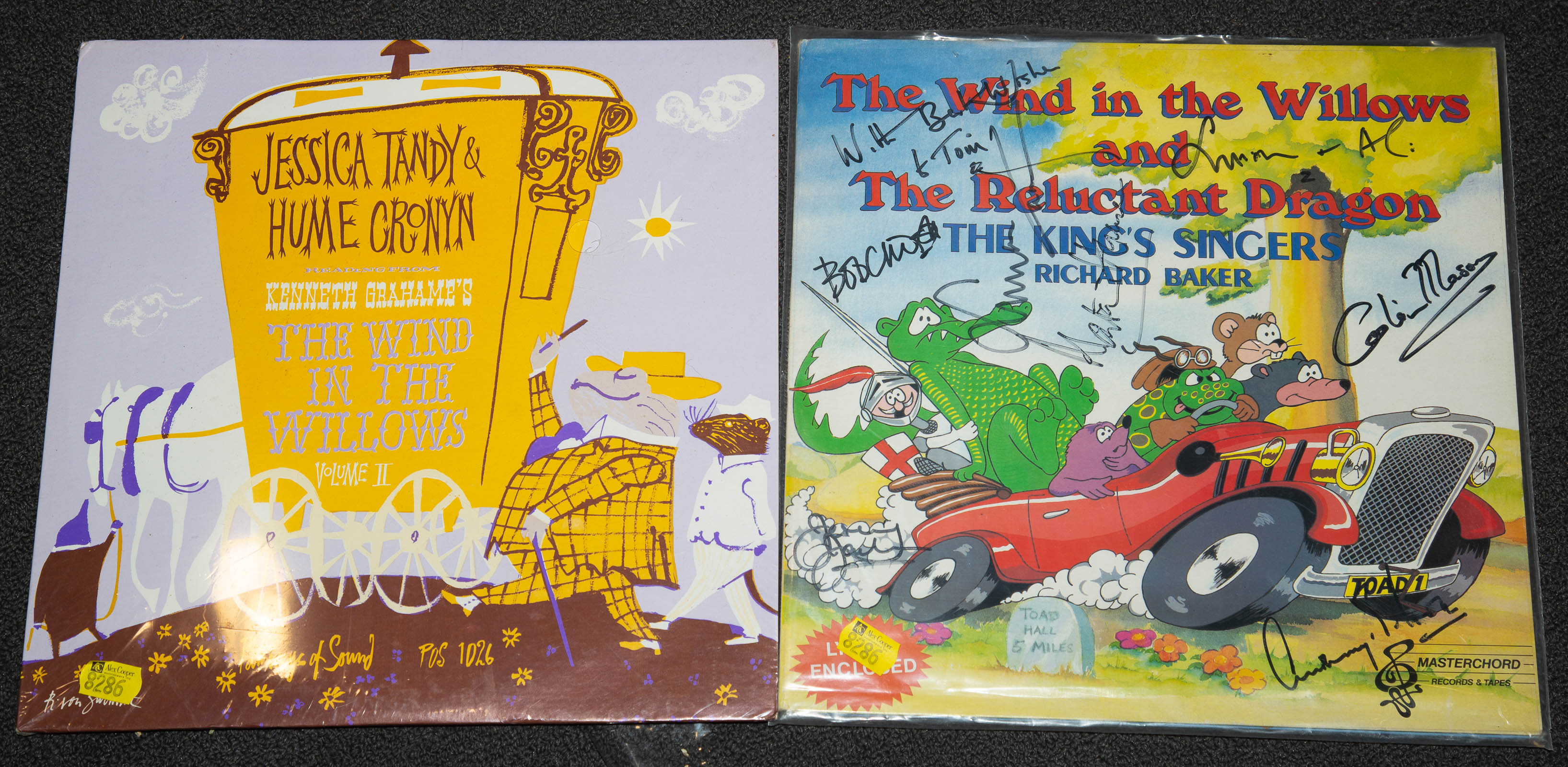TWO "THE WIND IN THE WILLOWS" LP